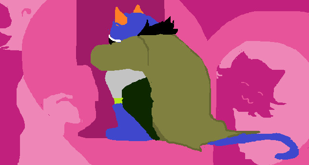 A digtal drawing of Nepeta Leijon by WorkDailyLog on Tumblr.